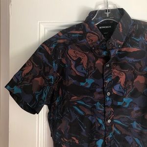 NWOT Bonobos M Tailored Short Sleeve Shirt